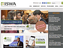 Tablet Screenshot of iswa.org